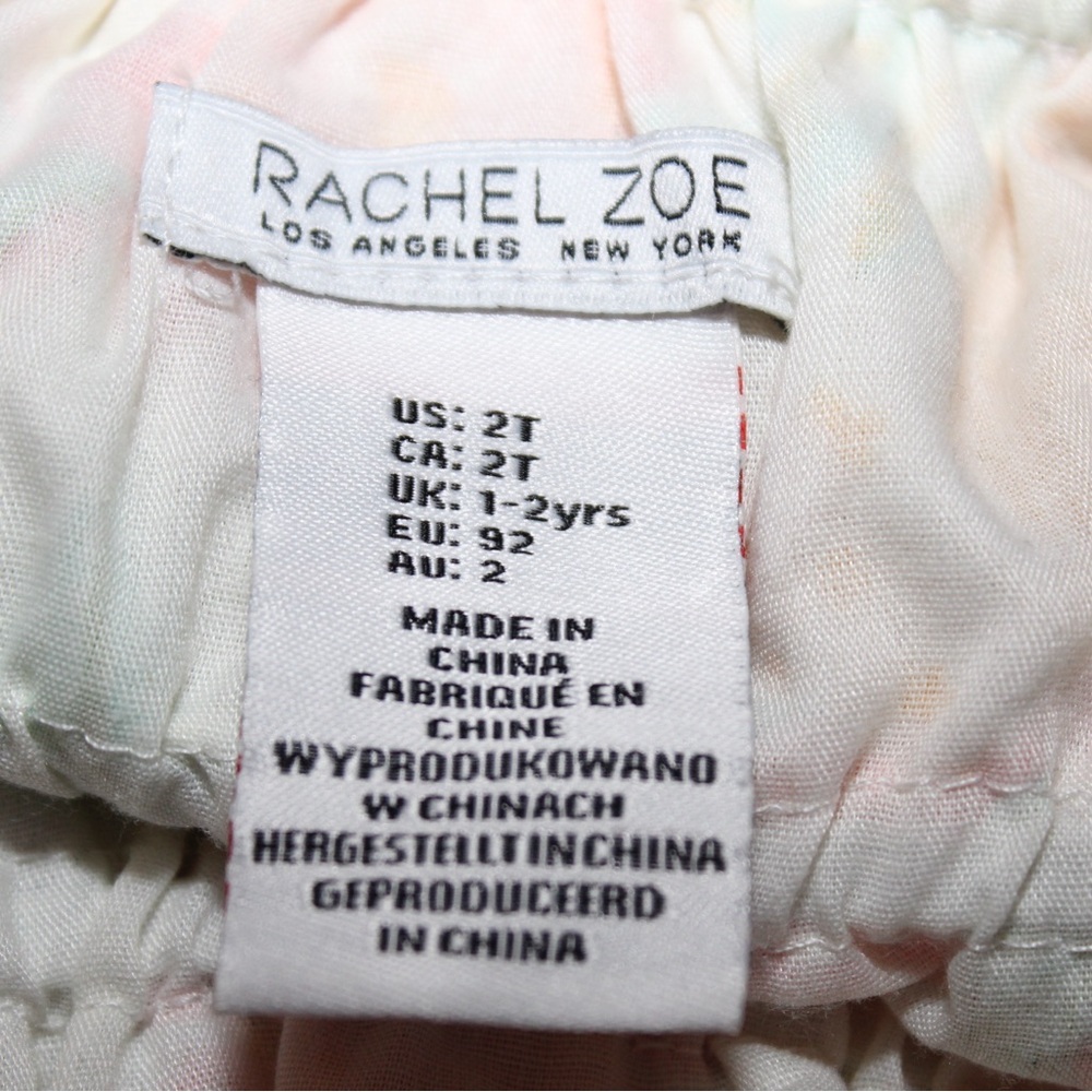 Rachel Zoe Toddler Girl 2T Dress Floral Pineapple Mommy & Me - Picture 3 of 4